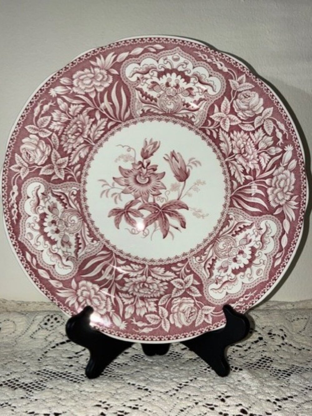 Vintage Spode Archive Collection Georgian Series Floral Design Plate 10-1/2" EUC